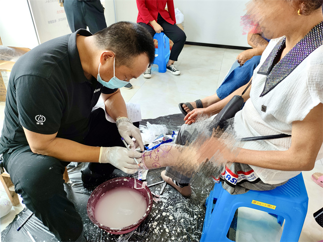 为残疾人助“行”:滨海县残联开展免费假肢